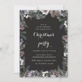 Vakantie Pastel Greenery Kerstfeest Uitnodiging (Voorkant)