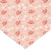 Vakantie Paws & Botten Kerstpatroon Korte Tafelloper (Hoek)