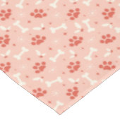 Vakantie Paws & Botten Kerstpatroon Tafelkleed (Gekanteld)