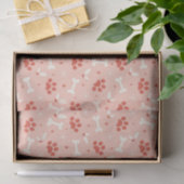 Vakantie Paws & Botten Kerstpatroon Tissuepapier (Geschenk)