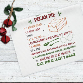 Vakantie Pecan Pie Recept Kerstmis Theedoek