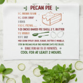 Vakantie Pecan Pie Recept Kerstmis Theedoek (Gevouwen)