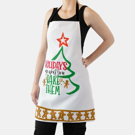 vakantie peperkoek Cookie Design Schort (Insitu)