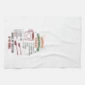 Vakantie peperkoek Cookie Recept Kerstmis Theedoek (Horizontaal)