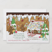 Vakantie peperkoek Koekje Kerstfeest Kaart (Achterkant)