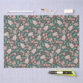 Vakantie peperkoek, rendier en kerstboom tissuepapier (Craft)