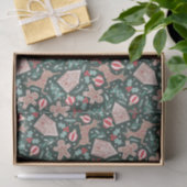 Vakantie peperkoek, rendier en kerstboom tissuepapier (Geschenk)