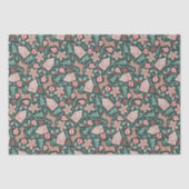 Vakantie peperkoek, rendier en kerstboom tissuepapier (Voorkant)