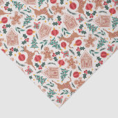 Vakantie peperkoek, rendier en kerstboom tissuepapier (Detail)