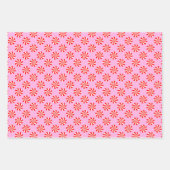 Vakantie pepermunt snoep patroon inpakpapier vel (Voorkant 2)