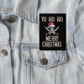 Vakantie Piraat Yo Ho Ho Kerstman Bootvaren Button (Insitu)