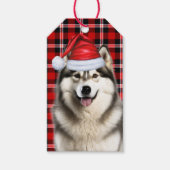Vakantie Plaid Alaskan Malamute Hondenliefhebber K Cadeaulabel (Voorkant)