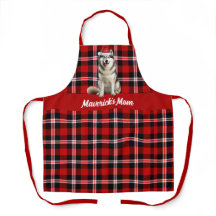Vakantie Plaid Alaskan Malamute Santa Dog Kerstmis