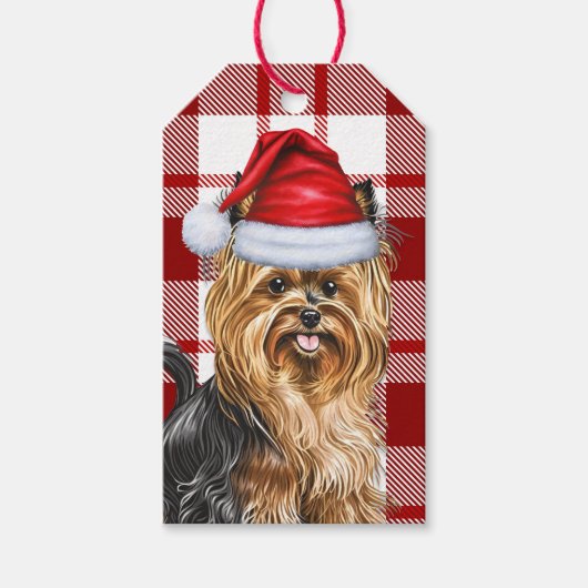 Vakantie Plaid Biewer Terrier Hondenliefhebber Ker Cadeaulabel (Voorkant)
