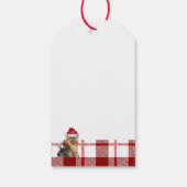 Vakantie Plaid Biewer Terrier Hondenliefhebber Ker Cadeaulabel (Achterkant)