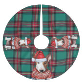 Vakantie Plaid Bull Terrier Hond Kerstmis Kerstboom Rok (Voorkant)