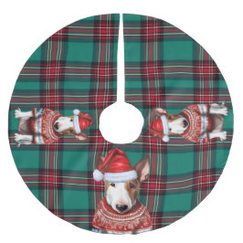 Vakantie Plaid Bull Terrier Hond Kerstmis Kerstboom Rok