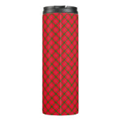 Vakantie Plaid Christmas Tartan Thermosbeker (Achterkant)