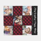Vakantie Plaid Gepersonaliseerde Unieke Quilt 5 Af Fleece Deken (Voorkant (Horizontaal))