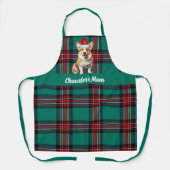 Vakantie Plaid Pembroke Welsh Corgi Dog Christmas Schort (Voorkant)