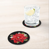 Vakantie Poinsettia Papieren Onderzetters (Insitu)