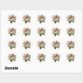 Vakantie Poinsettia Stickers (Vel)