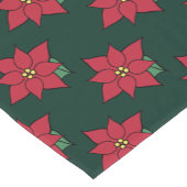 Vakantie Poinsettias Tafelloper (Hoek)