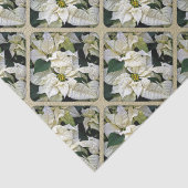 Vakantie Pointsettia Tissuepapier (Detail)