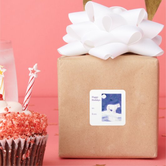 Vakantie Polar Beer sticker (Feest)