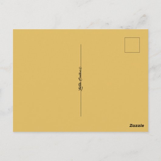 VAKANTIE POMPOEN PUDDING RECEPT | BRIEFKAART (Achterkant)