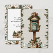 Vakantie Postbus Vervoerder Bedankkaart (Voorkant / Achterkant)