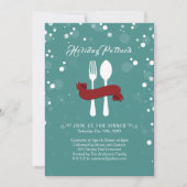 Vakantie Potluck Dinner Uitnodiging (Voorkant)