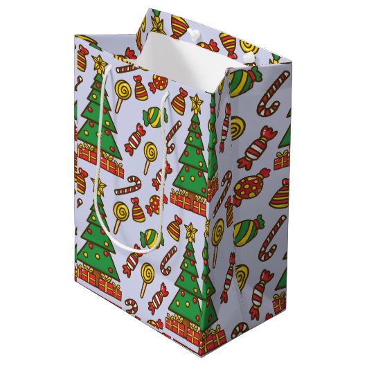 Vakantie pracht medium cadeauzakje (Voorkant Gekanteld)