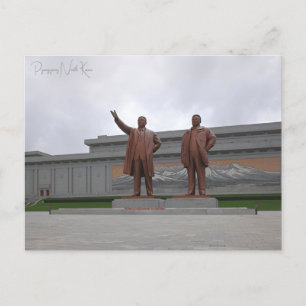 Vakantie Pyongyang Noord-Korea Briefkaart