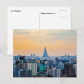 Vakantie Pyongyang Noord-Korea Briefkaart (Voorkant / Achterkant)