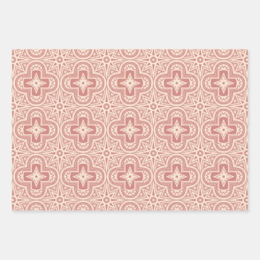  vakantie Quatrefoil Inpakpapier Vel (Voorkant 2)