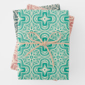  vakantie Quatrefoil Inpakpapier Vel (In situ)