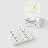 Vakantie Quilt Patroon Trivet Stenen Onderzetter (Zijkant)