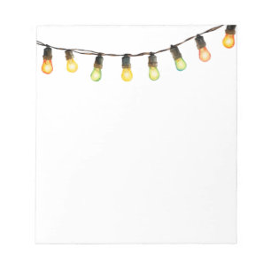 Vakantie Rainbow String Lights - Kerstverlichting Notitieblok
