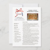 Vakantie recepten Green Stuff Kerst Kaart (Voorkant)