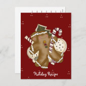 Vakantie Recepten Kaarten Feestdagenkaart (Voorkant / Achterkant)