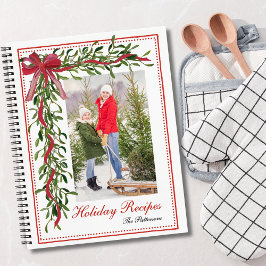 Vakantie recepten Kookboek Mistletoe Familiefoto Notitieboek