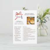 Vakantie recepten Mincemeat Muffins Kerst Kaart (Staand voorkant)