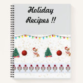 Vakantie recepten spiraal notitieboek (Voorkant)