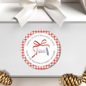 Vakantie Recepten Zelfgemaakte Voedsel Gift Label