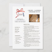 Vakantie Recepten Zweeds Noten Kerst Kaart (Voorkant)