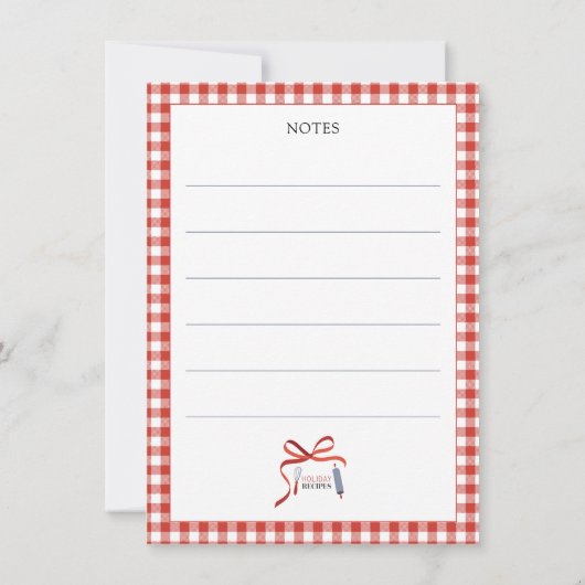 Vakantie Recepten Zweeds Noten Kerst Kaart (Achterkant)