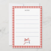 Vakantie Recepten Zweeds Noten Kerst Kaart (Achterkant)