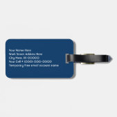 Vakantie Reis Bagage Labels aanpassen (Achterkant horizontaal)