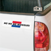 Vakantie reisreis MO MO MISSOURI staatsvlag Bumpersticker (Op Truck)